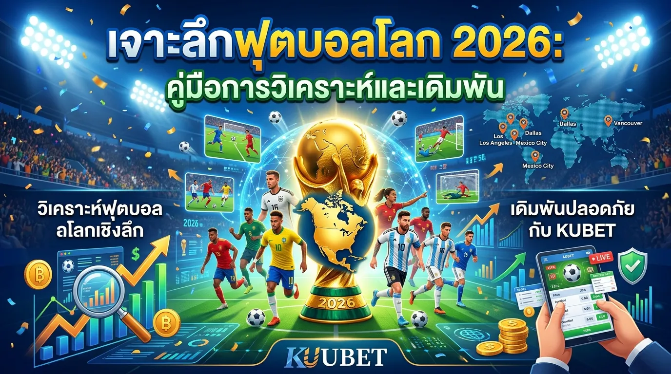 เจาะลึกฟุตบอลโลก 2026: คู่มือการวิเคราะห์และเดิมพัน KUBET