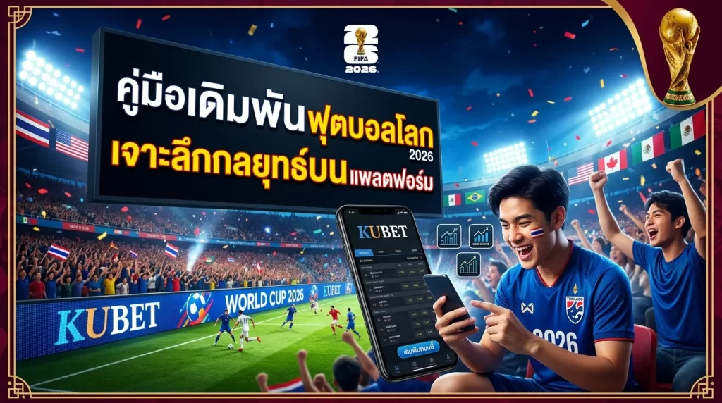 คู่มือเดิมพันฟุตบอลโลก 2026: เจาะลึกกลยุทธ์บนแพลตฟอร์ม Kubet