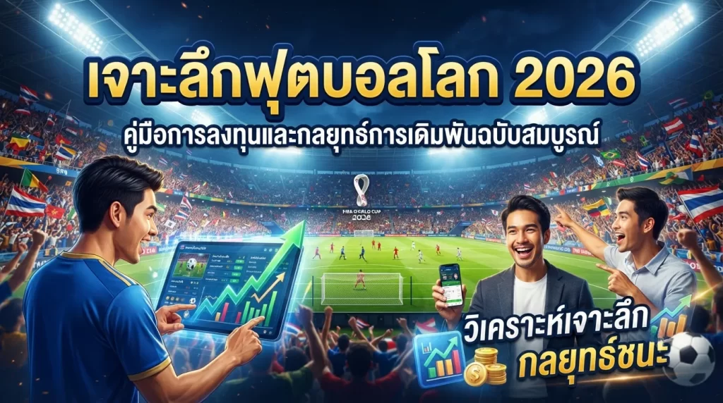 เจาะลึกฟุตบอลโลก 2026: คู่มือการลงทุนและกลยุทธ์การเดิมพันฉบับสมบูรณ์